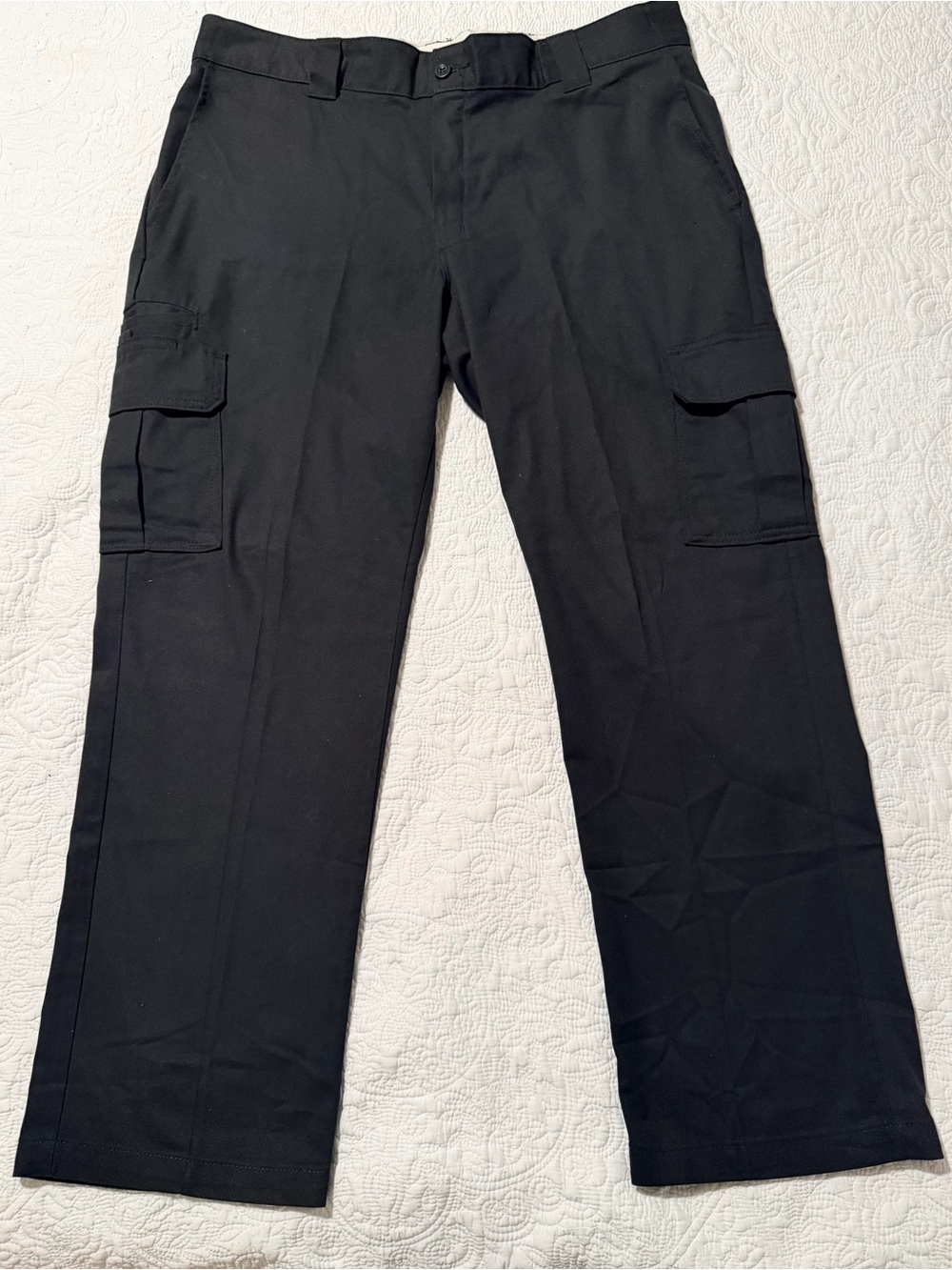 Dickies Black Men's Cargo Flex Work Pants